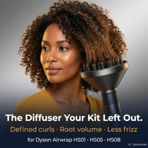 Large Diffuser Attachment for Dyson Airwrap HS01 HS05 HS08