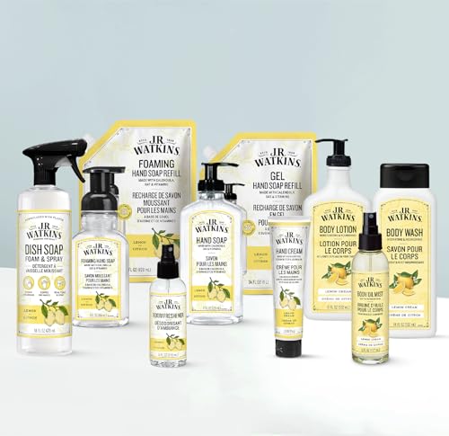 J.R. Watkins Moisturizing Gel Hand Soap Refill Lemon 2 Pack, 34 fl oz