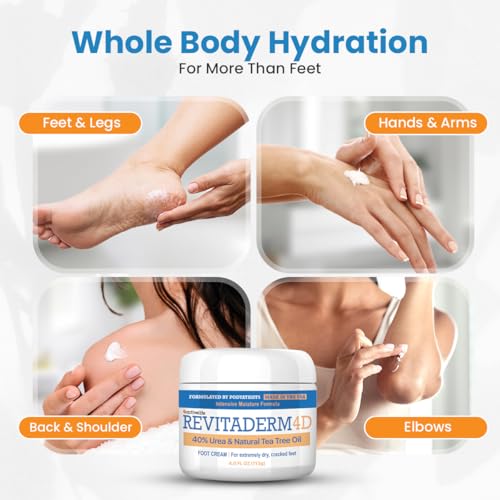 40% Urea Advanced Foot Cream Kit with Pumice Stone & Brush - 4 oz