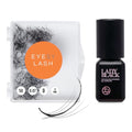 Eyesy Lash 500 Wispy Lash Extensions 5D 0.07 Size 12mm Curl D & Lady Black Glue Black Eyelash Glue 5ml (PROFESSIONAL USE ONLY)