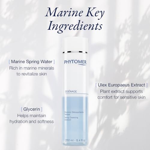 Phytomer Ogénage Face Toning Cleansing Emulsion - Gentle Marine Skincare, 250ml