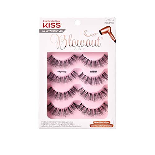 KISS Blowout Lash Pageboy False Eyelashes (4+1 Pairs)
