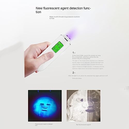 LCD Digital Skin Moisture Oil Analyzer with Fluorescent Detector
