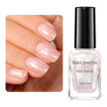 Nailshion Sparkle Pearl Chrome Nail Polish - Quick-Dry Glitter Top Coat 656-Sparkle Pearl