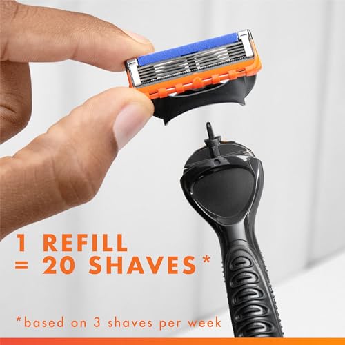 Gillette Fusion5 Power Razor Blades for Men, 5-Blade Razor Refills, 10 Count