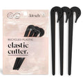 Kitsch No-Damage Elastic Hair Tie Cutter Tool Set, Black (3 Pack)