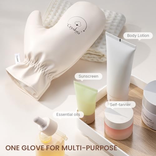 Lotion Applicator Mitt - Reusable Self Tanning Glove by Cryslora