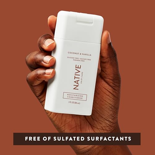 Native, Coconut & Vanilla Shampoo, 3 Fl Oz