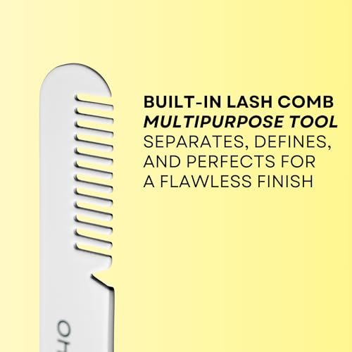 Ultimate Lash Applicator Tool with Built-in Lash Comb - Premium Coated Stainless Steel - Hannah Cho Beauty