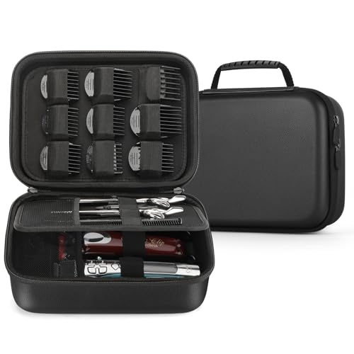 Hard EVA Barber Clipper Case with Organizer & Accessories Holder