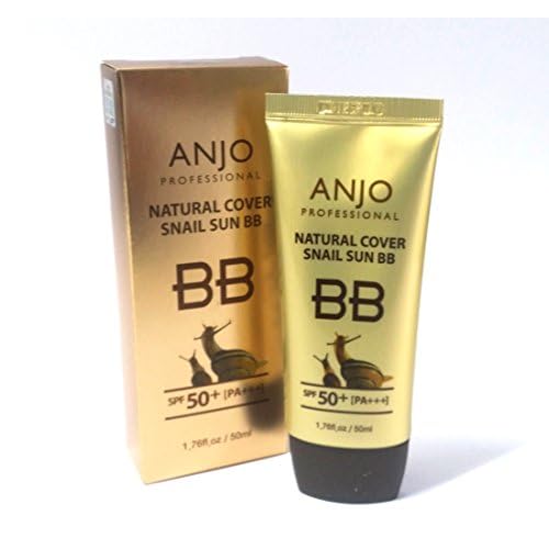[ANJO] Natural Cover Snail Sun BB Cream SPF 50+PA+++ 50ml X 1EA / Makeup Base/Snail Mucus/Korean Cosmetics