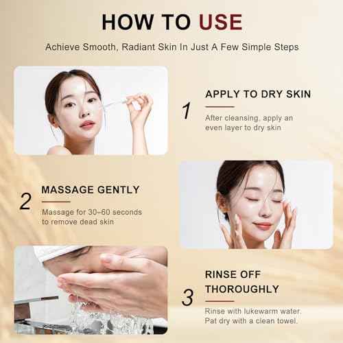 Peel Shot Glow White Rice Peeling Ampoule, Gentle Exfoliating Face and Body Scrub, Dead Skin Cell Remover, Rice Exfoliant Serum Cream Lightweight Hydrating Formula for All Skin Types - 80ML