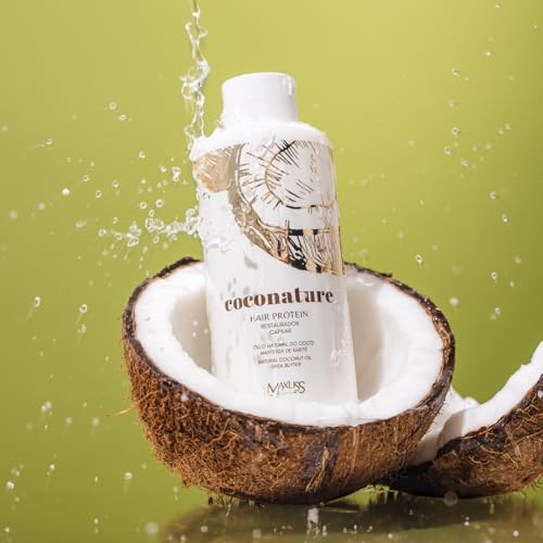 COCONATURE Hair Protein Treatment 5.07 Fl Oz - Formaldehyde-Free Smoothing & Deep Repair