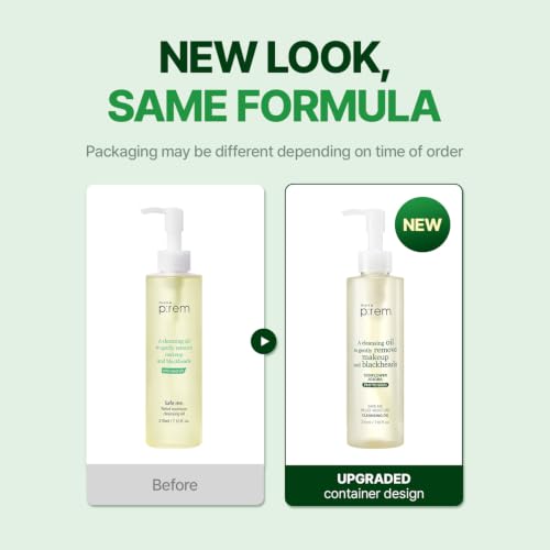 MAKE P:REM Safe Me Relief Moisture Cleansing Oil 7.1 fl oz - Gentle Deep Cleansing with Natural BHA