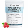 Magnesium Bisglycinate Gummies – 60 Raspberry Gummies for Muscle & Nerve Health