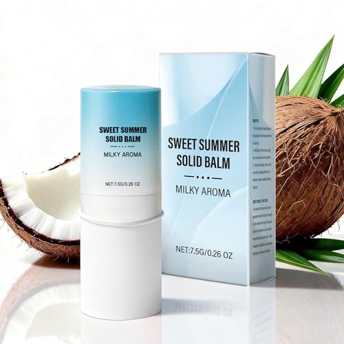 Creamy Milk Solid Perfume Stick - Long Lasting Travel Fragrance