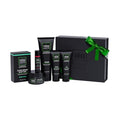 Tiege Hanley Skin Care Gift Box for Men, Silver Gifting Skincare Set With Daily Face Wash, Exfoliating Scrub, AM & PM Moisturizer, Clay Mask, Lip Balm, & Body Bar Soap, Men¡¯s Skin Care, 6 Piece Set