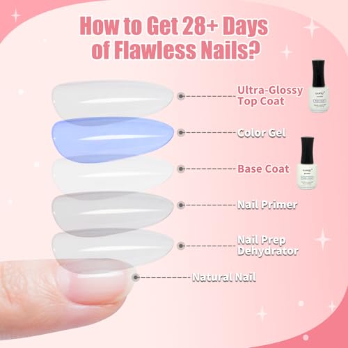 Gel Top Coat No Wipe 15ml - Ultra Glossy Long-Lasting UV/LED Curing for Nail Art - Pack of 1