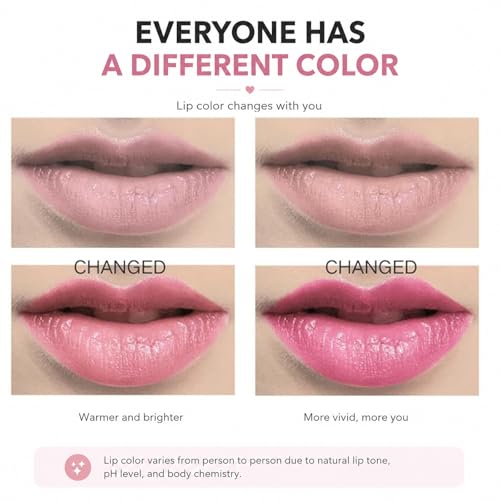 6-Piece Flower Jelly Lipstick Set - Color Changing Lip Balm