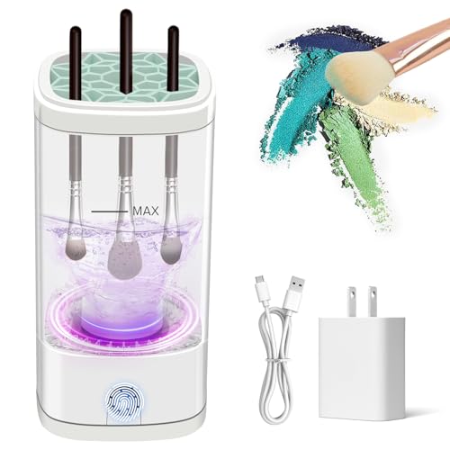 Electric Makeup Brush Cleaner & Dryer - Portable Type-C Tool