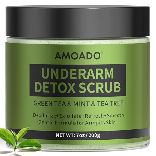 Green Tea Armpit Detox Scrub for Odor Control