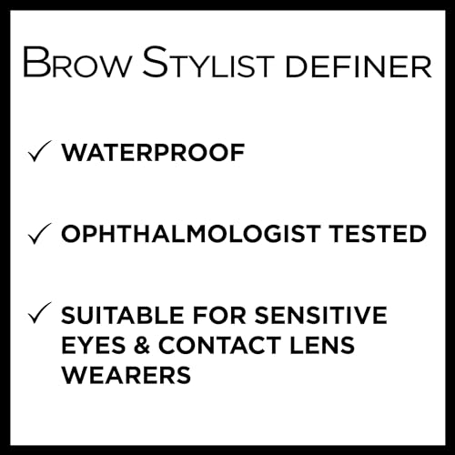 L’Oréal Paris Makeup Brow Stylist Definer Waterproof Eyebrow Pencil, Ultra-Fine Mechanical Pencil, Draws Tiny Brow Hairs and Fills in Sparse Areas and Gaps, Auburn, 0.003 Oz