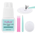 FADLASH Clear Cluster Lash Glue - Fast Drying Waterproof Eyelash Adhesive, 1 Pack