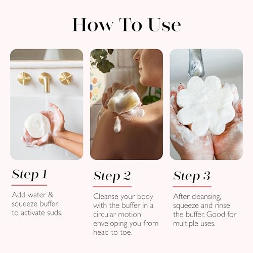 Spongellé Coconut Verbena Body Wash Sponge | Exfoliating Loofah