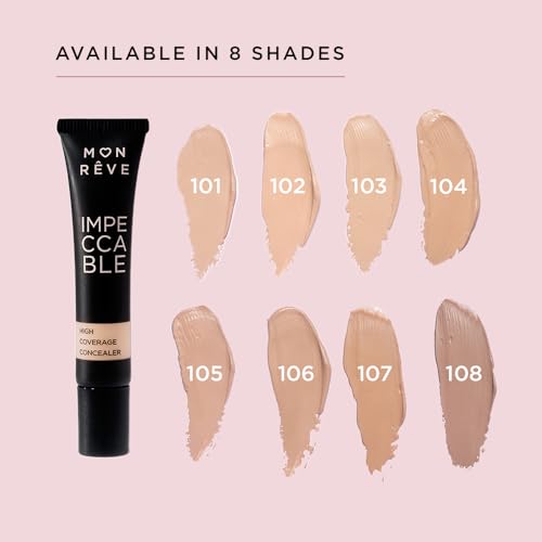 MON RÊVE Full Coverage Liquid Concealer - Dark Circles & Blemishes