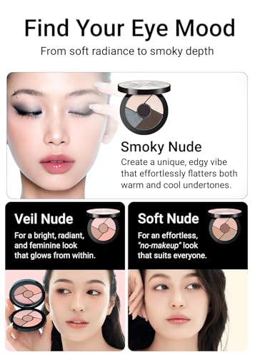 Jung Saem Mool Artist Eye Palette - 5-Color Eyeshadow Orange Brown