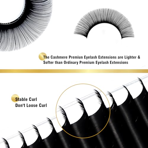 Kolybel Cashmere Lash Extensions 0.05 CC 8-16mm Mixed