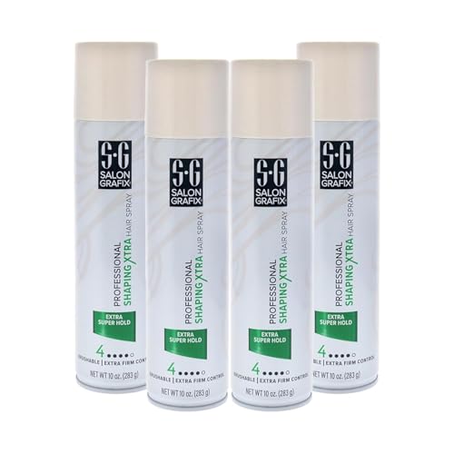 Salon Grafix Extra Super Hold Hairspray - Brushable & Fresh Scented