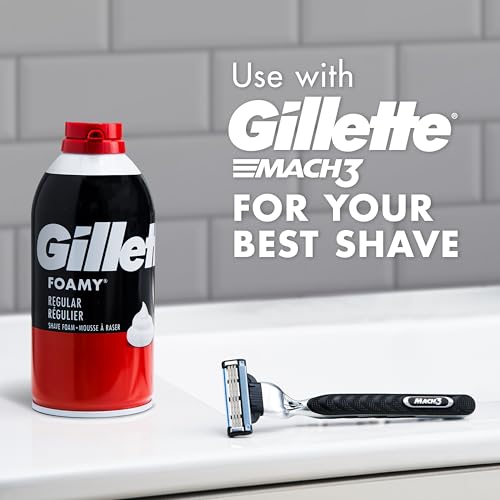 Gillette Foamy Classic Shave Foam - 14.9 Oz Pack of 1 - Men’s Shaving Cream