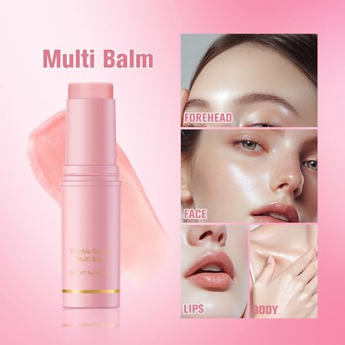 2Pcs Wrinkle Repair Moisturizing Multi Balm Stick, Anti-wrinkle Face Eye Body Hydrating Face Moisturizer, Balm Stick Skin Collagen Moisturizer for Dry Skin