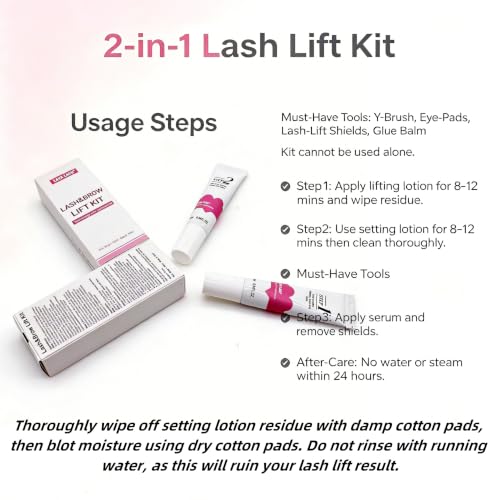 LAVALANDO 2-in-1 Cysteamine Lash Lift & Brow Lamination Kit