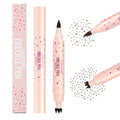 Jolilab 3-in-1 Freckle Pen - Dual-Ended Stamp & Eyeliner/Brow Pencil in Dark Brown