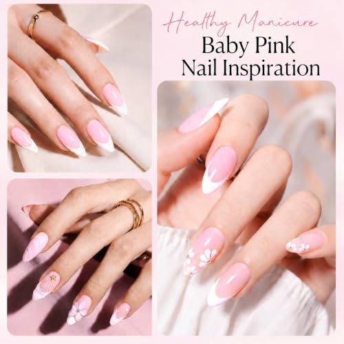 AZUREBEAUTY Baby Pink Gel Nail Polish 18ml UV/LED Soak Off