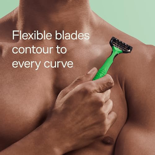 Schick Xtreme 3 Sensitive Disposable Razors for Men - Green, 12 Pack
