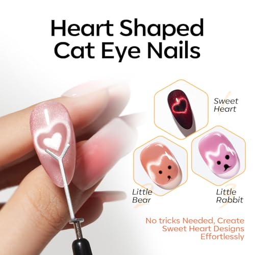 Cat Eye Magnet Nail Art Kit - 10 Piece Magnetic Pen Set