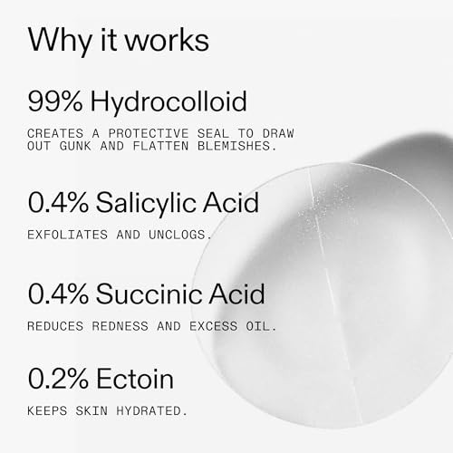 The INKEY List Hydrocolloid Pimple Patches with Salicylic Acid