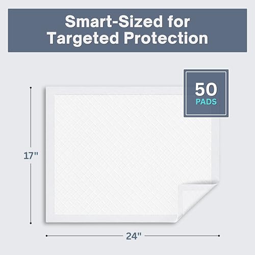 BeeStarz Disposable Underpads 17" x 24" (50 Pack) | Waterproof
