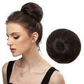 SARLA Dark Brown Drawstring Hair Bun Extension Updo