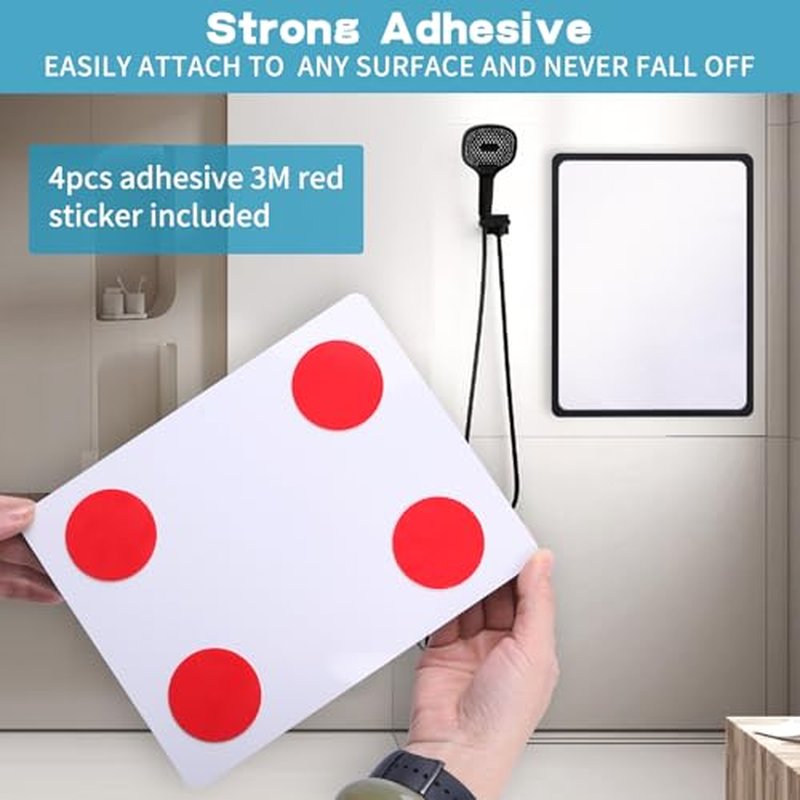 Fog Free Shower Mirror 9x7 Inch Anti-Fog Bathroom Wall
