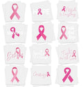 192 Pink Ribbon Breast Cancer Awareness Temporary Tattoos