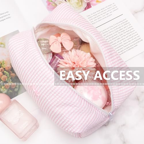 PAZIMIIK Soft Cosmetic Pouch - Makeup Bag for Women