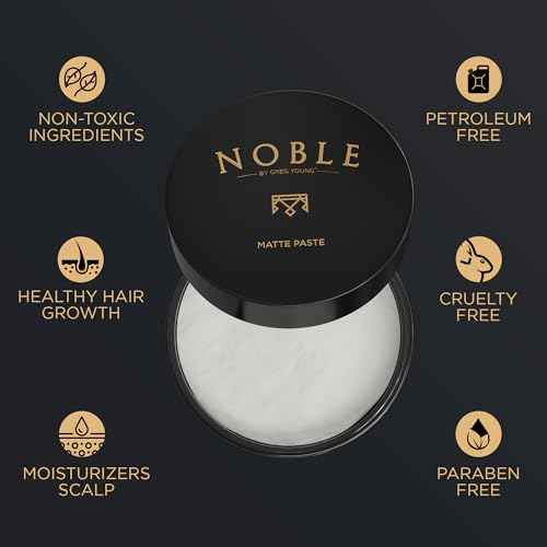 Strong Hold Matte Hair Paste | Flexible & Long-Lasting Sculpting Paste for All Hair Types and Styles | No Flakes | 3 oz