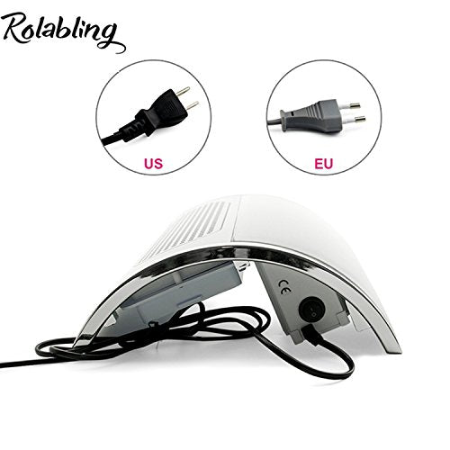 Nail Dust Collector Suction Extractor - Powerful Vacuum Cleaner with 3 Fans & 2 Dust Collection Bags for Acrylic Nail Salon