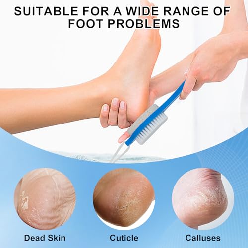 4-in-1 Foot Scrubber Brush Set - Pumice Stone & Callus Remover