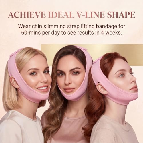 V-Line Chin Lifting Mask - Reusable Jawline Strap for Women