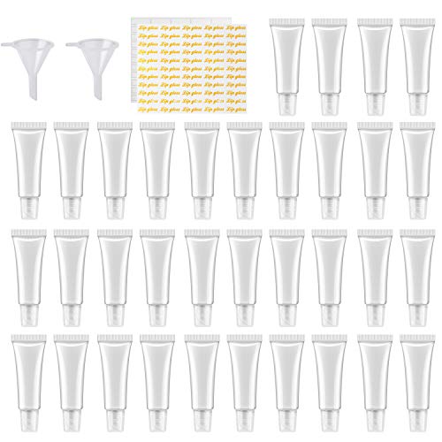 110Pcs 10ml Empty Lip Gloss Tubes Cosmetic Containers